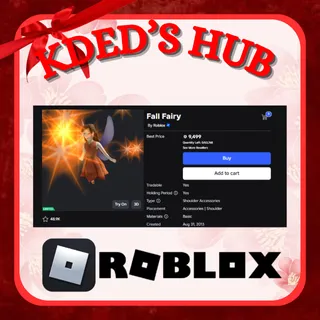 Fall Fairy - Roblox Limited Items