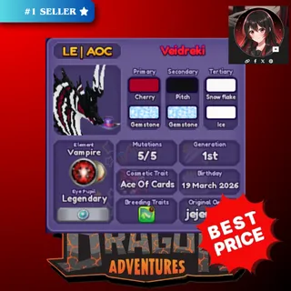 AOC (ACE OF CARDS) VEIDREKI - DRAGON ADVENTURES 