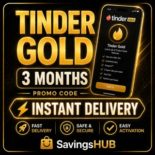 Tinder Gold 3 Months Promo Code