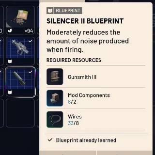 Silencer II Blueprint