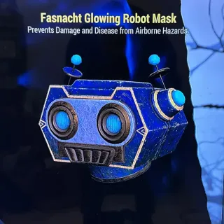 Glowing Robot Mask