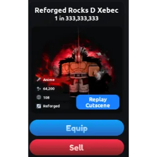 Xebec (Reforged) - Mount RNG ROBLOX