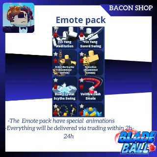 Emote pack | blade ball