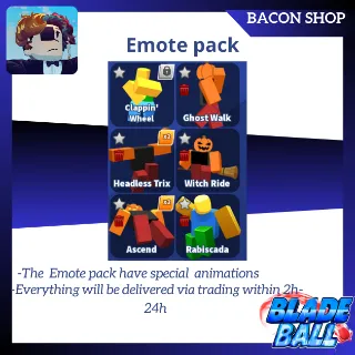 emote pack | blade ball