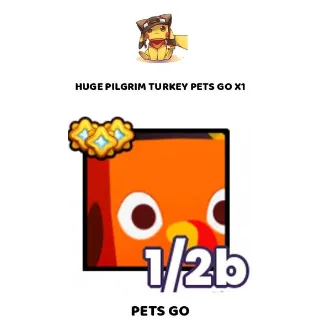 HUGE PILGRIM TURKEY PETS GO