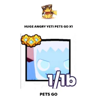 HUGE ANGRY YETI PETS GO