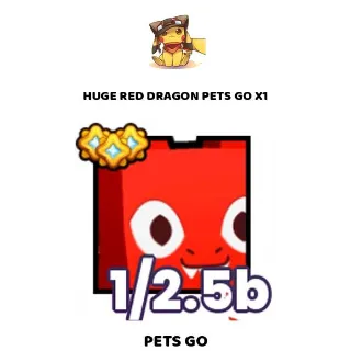 HUGE RED DRAGON PETS GO