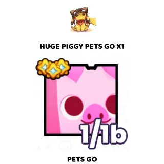 HUGE PIGGY PETS GO