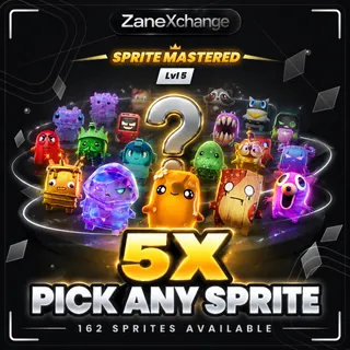 (5x) Pick Any Sprite - Mastered / Level 5