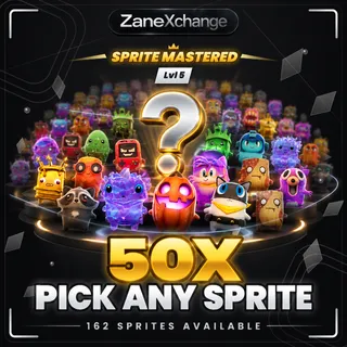 (50x) Pick Any Sprite - Mastered / Level 5