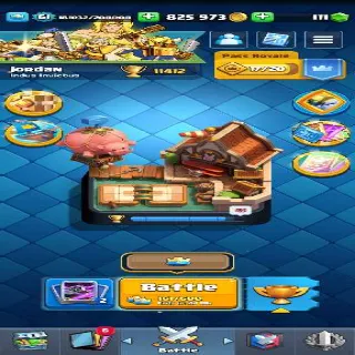 Clash royale : 11400+ Trophies | KT 15 Lvl | Lvl 61 | 121 Cards Emote 65+