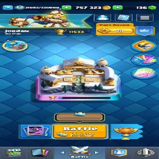 Clash royale : 11500+ Trophies | KT 15 Lvl | Lvl 62 | 121 Cards ARENA 28