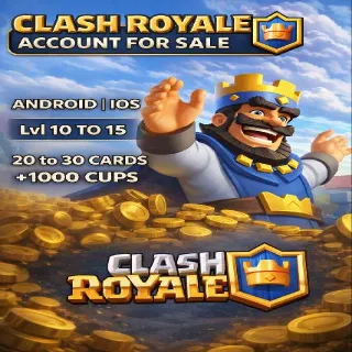 Clash Royale LVL +10|30 cards | Instant Delivery