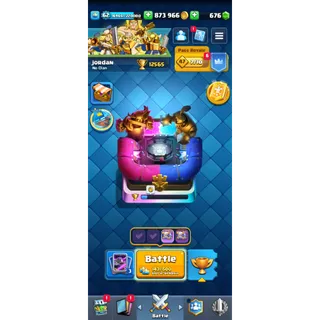 Clash royale : 12500 Trophies | KT 15 Lvl | Lvl 62 | All Cards Arena 30
