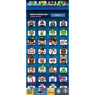Clash royale : 12000+ Trophies | KT 15 Lvl | Lvl 62 | All Cards Arena 29