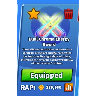 Dual Chroma Energy Sword Blade Ball