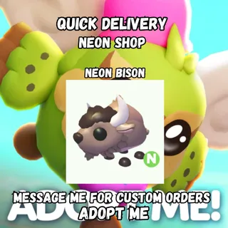 Neon Bison | Adopt Me!