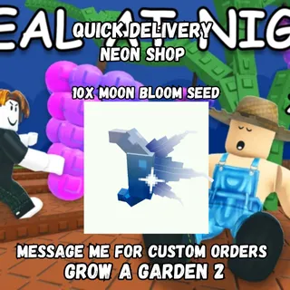10x Moon Bloom | Grow A Garden 2