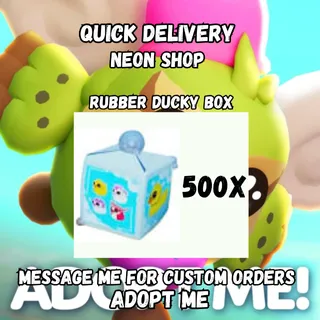 500 Rubber Ducky Box | Adopt Me