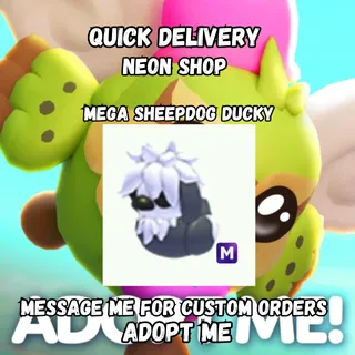 Mega Sheepdog Ducky | Adopt Me!