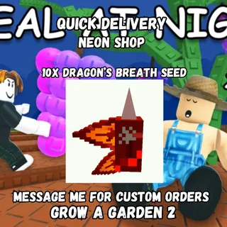 10X Dragon's Breath | Grow A Garden 2