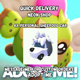 4 Personal Sheepdog Car | Adopt Me!