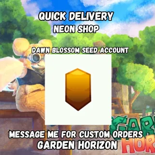 Dawn Blossom Seed Account | Garden Horizons