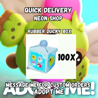 100 Rubber Ducky Box | Adopt Me
