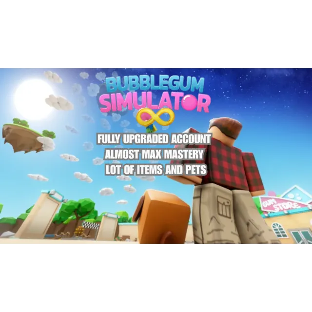 Bubble Gum Simulator Infinity Account - Roblox Game Account - Gameflip
