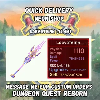 Laevateinn (75.4M Pot) | Dungeon Quest Reborn