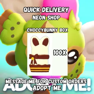 100x ChoccyBunny Box | Adopt Me!