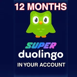 Duolingo Super - CODE - Individual in your account 1 Year - FAST DELIVERY