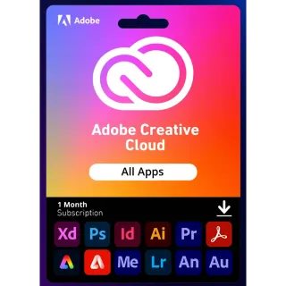 Adobe Creative Cloud - 1 month Key