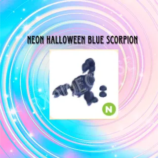 Neon Halloween Scorpion