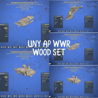 UNY AP WWR WOOD SET