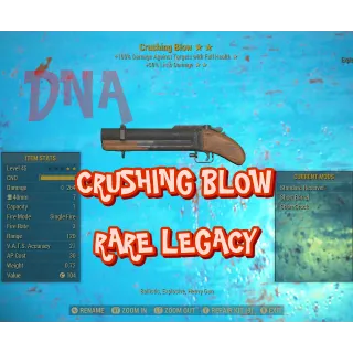 Crushing Blow RARE Survival Legacy 