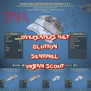 OE GLUTTON SENT USA SET