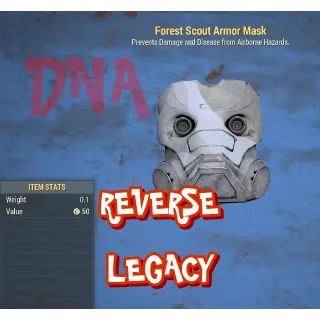 Reverse Legacy Forest scout mask