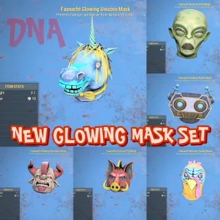 NEW FASNACHT GLOWING MASK SET