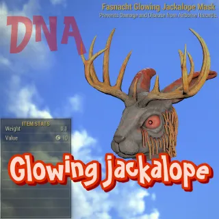 New FASNACHT Glowing  Jackalope mask 2025 