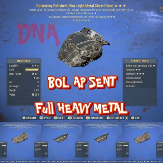 BOL AP SENT HEAVY METAL SET