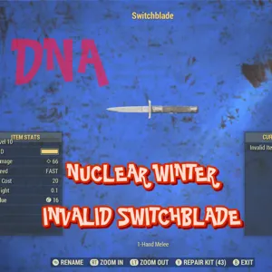 INVALID SWITCHBLADE