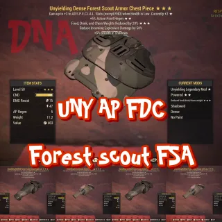 UNY AP FDC FSA full set