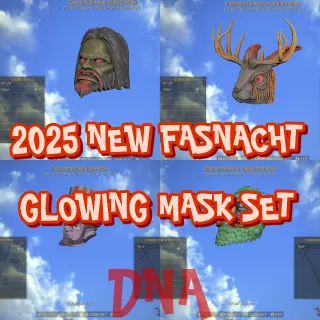 2025 NEW GLOWING FASNACHT MASK SET 