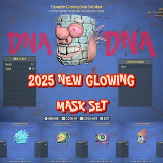 ALL 19 Fasnacht GLOWING MASKS Cob Sun Skull Owl Jackalope Jester etc