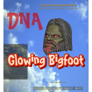 New Glowing Fasnacht Bigfoot mask 