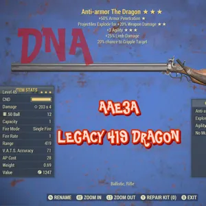 AAE 3A 419 LEGACY DRAGON