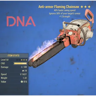 Weapon | AASS1S Flaming Chainsaw