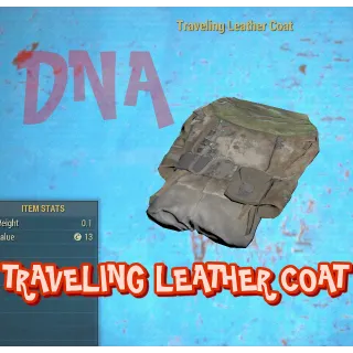 Traveling Leather Coat