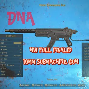 NW 10mm Submachine gun